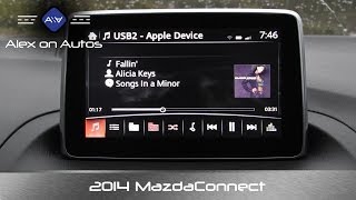 2014  2015 Mazda3 MazdaConnect Infotainment Review [upl. by Oly]