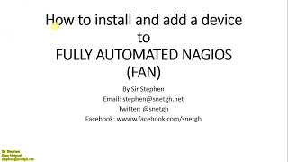 How to install Fully Automated Nagios and adding host [upl. by Kimberley]