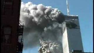 911 Archive FootageSouth Tower collapsing [upl. by Eniamej]