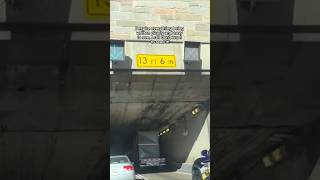 😧 OMG and WHY tunnel funnyvideos funny becareful trucking fail failvideo trucklife [upl. by Sibella182]