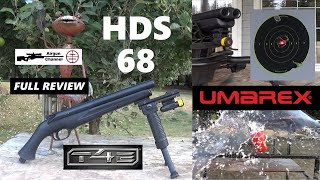 T4E Umarex HDS68 Full Review Accuracy Test Air Powered Shotgun 68 Caliber HDS68 [upl. by Alleul]