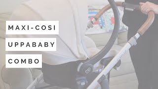 MaxiCosi Mico Max 30 Review and UPPAbaby Car Seat Adapter Demo [upl. by Jarrett]