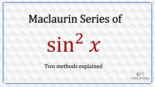 Maclaurin series of sin2x [upl. by Nohsal533]