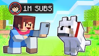 Upgrading To 1 MILLION SUBCRIBERS In Minecraft [upl. by Enileuqaj]