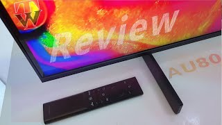 Samsung AU8000  Review  Faster and better than Google TVs [upl. by Ehttam]