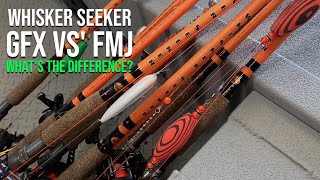 Whisker Seeker Catfish Rods GFX Vs FMJ Whats The Difference [upl. by Eseer606]