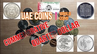 UAE commemorative coins Coin Collections US quarter dollar RAK EP 03 [upl. by Uis493]