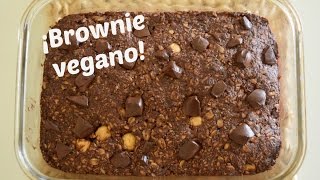 Brownie vegano  Receta sana y fácil [upl. by Hidie421]