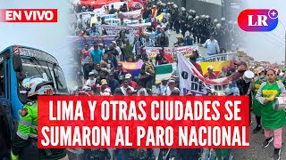 PARO NACIONAL del 23 de octubre con PROTESTA MASIVA en Lima y varias ciudades  EnVivoLR [upl. by Nairrot]