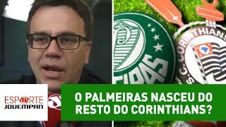 O Palmeiras nasceu do resto do Corinthians Beting rebate tese [upl. by Llennod510]