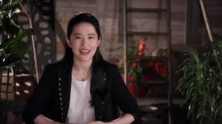 Mulan Yifei Liu quotMulanquot Behind the Scenes Movie Interview  ScreenSlam [upl. by Nealy]