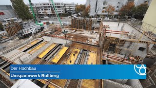 Neubau Umspannwerk Rollberg im Zeitraffer  Der Hochbau [upl. by Alletneuq265]