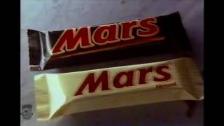 1990 Mars Bar And Mars Bar With Almonds Commercial [upl. by Ynnig]