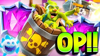 ULTIMATE CHAMPION  8000 TROPHIES with 1 BEST LOGBAIT DECK  Clash Royale [upl. by Dreddy]