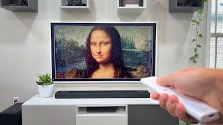 Samsung 65quot The Frame TV Review A Work of Art 2022 [upl. by Dallis692]