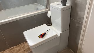 How to Fix a Loose Toilet Seat With No Access [upl. by Jacinta]