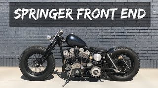 SampS Shovelhead Springer Front End conversion  Lnspltblvd [upl. by Sacram]