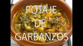 Potaje de Garbanzos  Chickpea stew [upl. by Livy139]