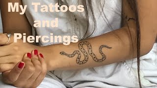 My tattoos and Piercings  HITOMI [upl. by Sharron]