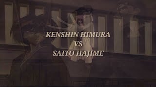 Kenshin Himura Vs Saito Hajime [upl. by Fleece]