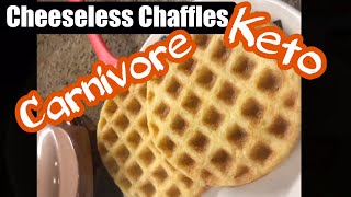 Cheeseless Chaffles  Zero Carb Paffles  Carnivore Waffles  Keto Diet Staple [upl. by Levram]