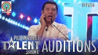 Pilipinas Got Talent 2018 Auditions Cresencio  Estremos Jr  Impersonation [upl. by Anitnauq]