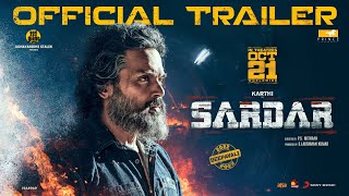 Sardar Official Trailer  Karthi Raashii Khanna Rajisha  GV Prakash Kumar  PS Mithran [upl. by Ycram]