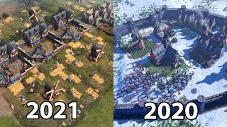 Age of Empires 4 VS Age of Empires 3 DE [upl. by Latsyek]