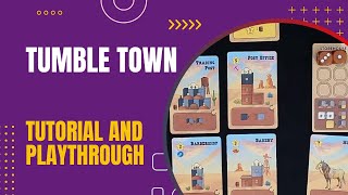 Tumble Town Solo Tutorial and Playthrough  DaniCha [upl. by Aiekram]