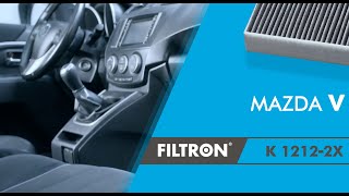 Jak wymienić filtr kabinowy – Mazda V – The Mechanics by FILTRON [upl. by Ojeibbob853]