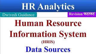 HRIS Human resource information system HR information systems and data sources HR Analytics [upl. by Grimbal678]