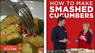 How to Make Smashed Cucumbers [upl. by Haskel311]