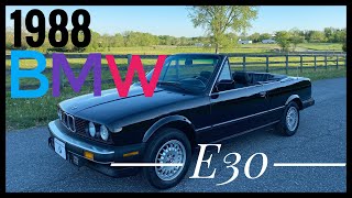 1988 BMW E30 325i Convertible For Sale [upl. by Ailel359]