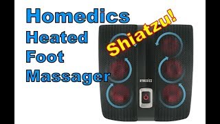 Homedics Shiatzu Heated Foot Massager review [upl. by Coffee]