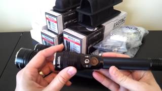 Eagletac GX25L2SX25L2 XML2 and MX25L2 SST90 Rechargeable Liion flashlights by selfbuilt [upl. by Aicinad765]