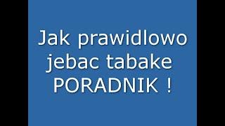 Jak prawidłowo wciągać tabakę nosem  PORADNIK 2008 █▬█ █ ▀█▀ [upl. by Edals]