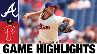 Braves vs Phillies Game Highlights 72521  MLB Highlights [upl. by Yordan]