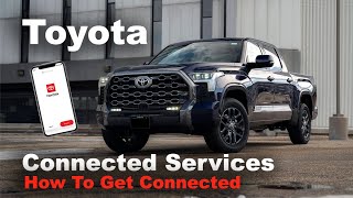 How To Connect Your Toyota To The Toyota App  Toyota Connected Services Setup [upl. by Aislehc]