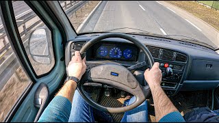 1999 Fiat Ducato II 28 TD 122 HP  POV Test Drive 722 Joe Black [upl. by Nerrot]