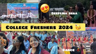 General Freshers 2024Darrang College TezpurAssam [upl. by Yaner233]