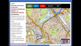 TFL TOPOGRAPHICAL NEW amp IMPORTANT EXAM ROUTE QUESTION THROUGH NORTH CIRCULAR ROAD [upl. by Goda]