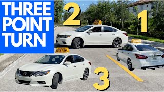 THREE POINT TURN EXPLAINED FOR BEGINNERS [upl. by Jojo]