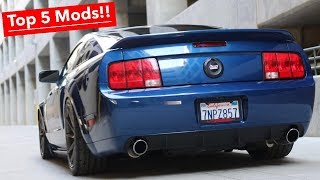 Top 5 Mods for 0509 Mustangs [upl. by Legnaleugim994]