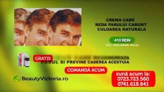 CREMA CARE REDA PARULUI CARUNT CULOAREA NATURALA  BeautyVictoriaro [upl. by Naujd]