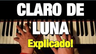 CLARO DE LUNA  PIANO TUTORIAL  BEETHOVEN SONATA [upl. by Spark]