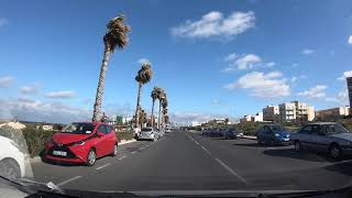 Driving in MALTA St Pauls Bay  Bugibba  Qawra  Salini [upl. by Rosaleen]