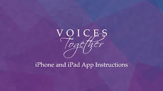 Downloading and Accessing the Voices Together collection on your iPhone or iPad [upl. by Arakahs]