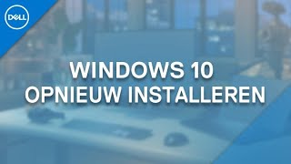 Windows 10 opnieuw installeren [upl. by Felicio]