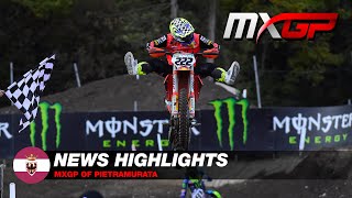 News Highlights  MXGP of Pietramurata 2021 Motocross [upl. by Annoj983]