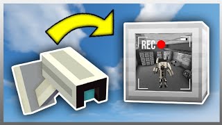 How to build a working CCTV security camera in Minecraft no mods and No addons on Android 100 [upl. by Moule]